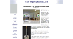 Desktop Screenshot of learn-fingerstyle-guitar.com