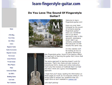 Tablet Screenshot of learn-fingerstyle-guitar.com